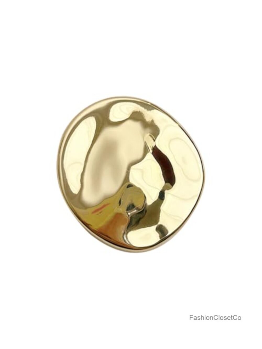 Geometric Metal Brooch Pin Vintage-Inspired Lapel Badge Unisex